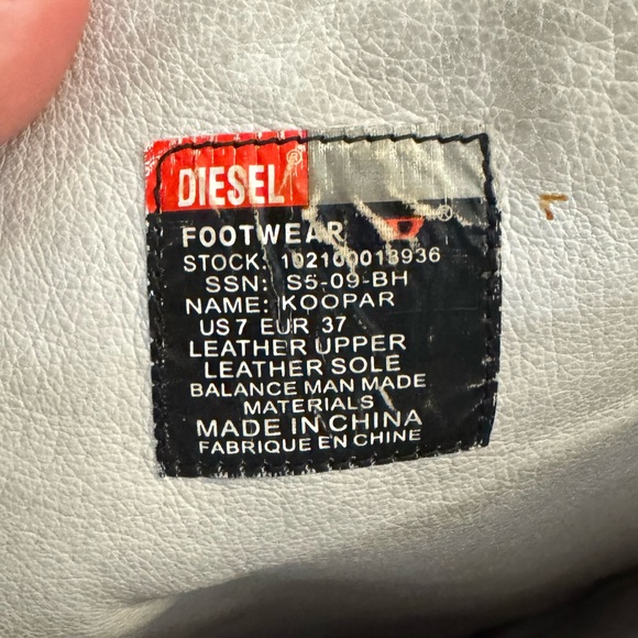 Diesel patchwork boots - Picture 4 of 4